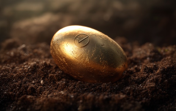 semente de soja dourada no solo